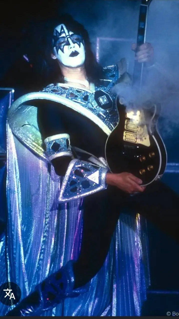 ai character: AceFrehley/spacman background