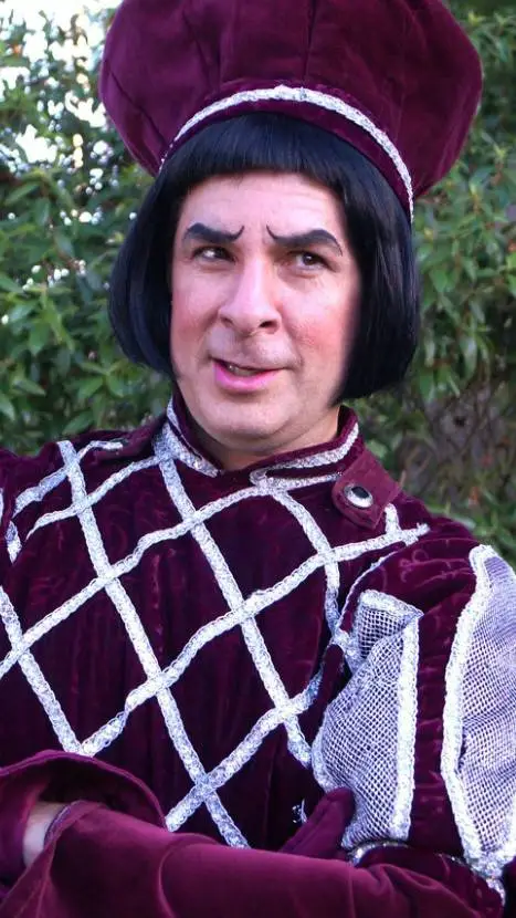 ai character: LORD Farquaad background