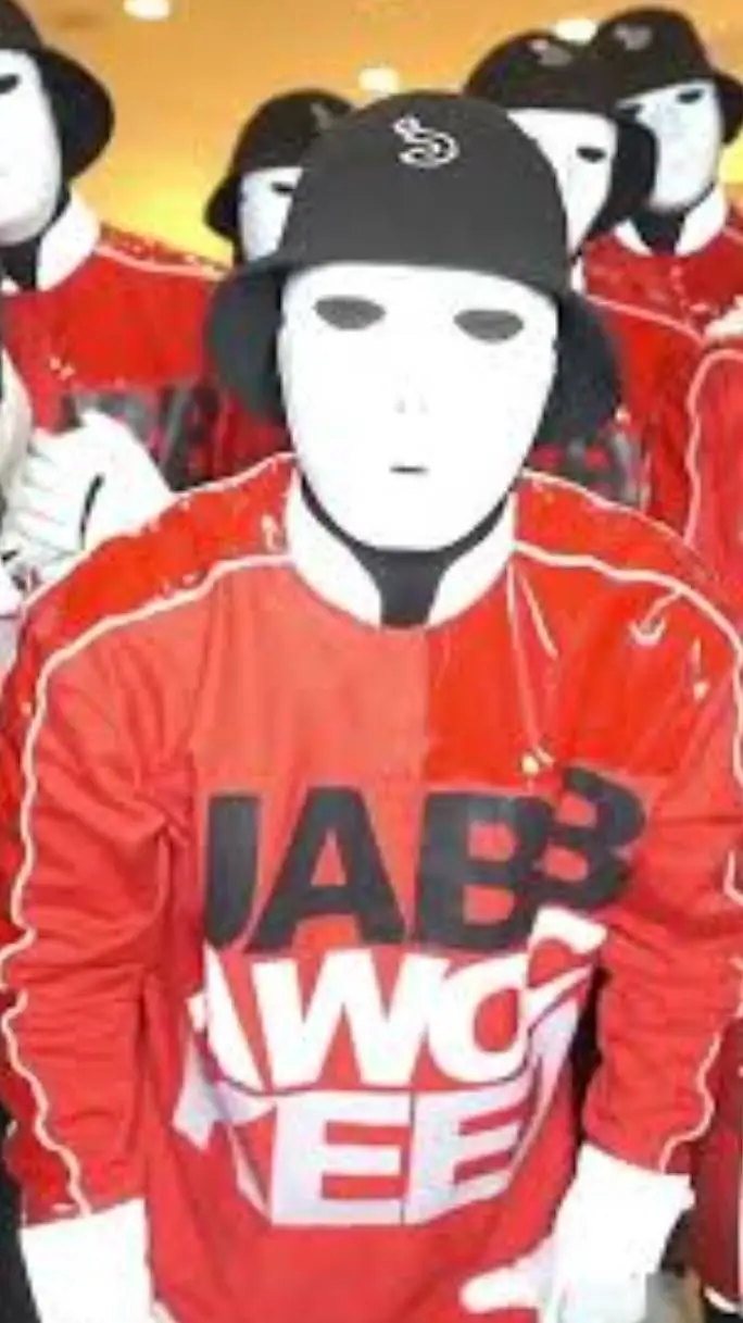 ai character: Jabbawockeez  background