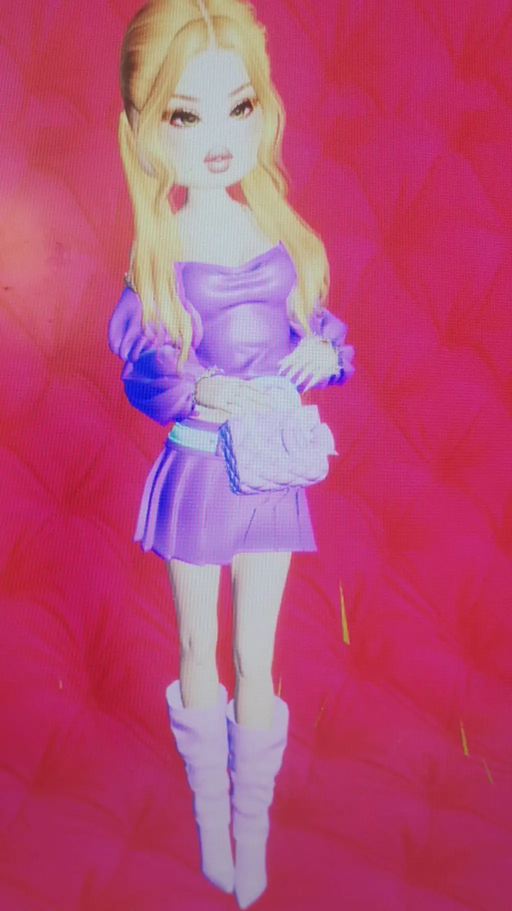 ai character: the pretty girl background