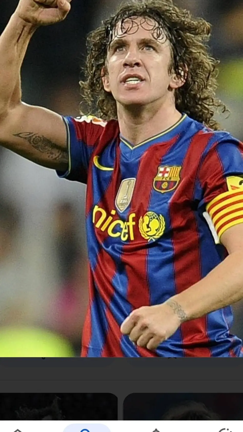 ai character: carles puyol  background
