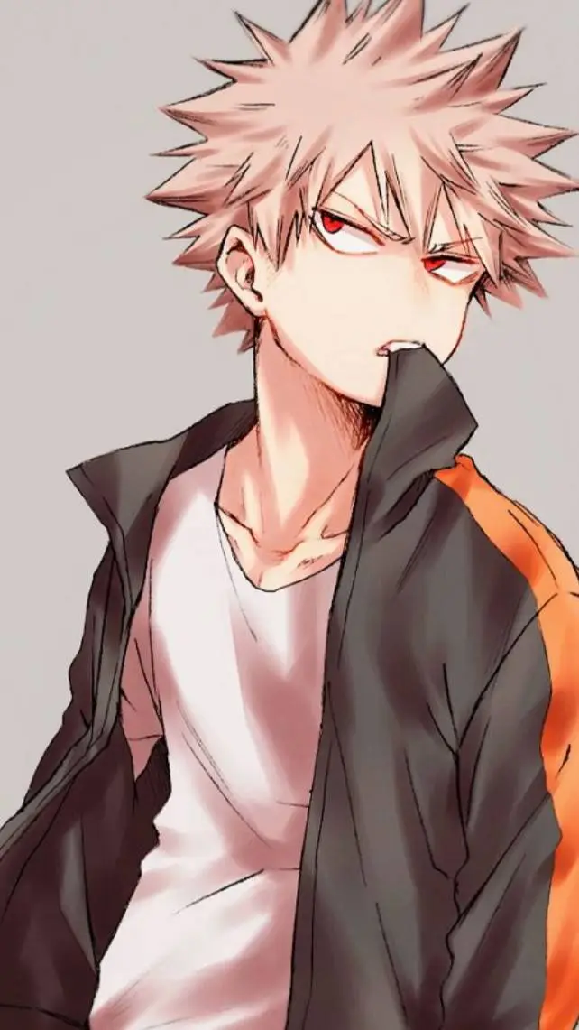 ai character: Katsuki bakugo  background