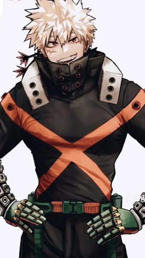 ai character: Bakugo 💥🧡 background