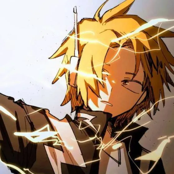 chat with ai character: kaminari 💜💛