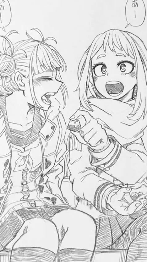 ai character: togachako 🩷💛 background