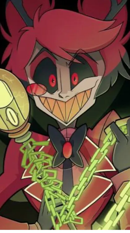 ai character: Alastor x Vox! background