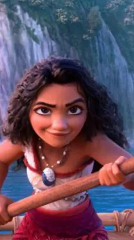 ai character: Moana  background