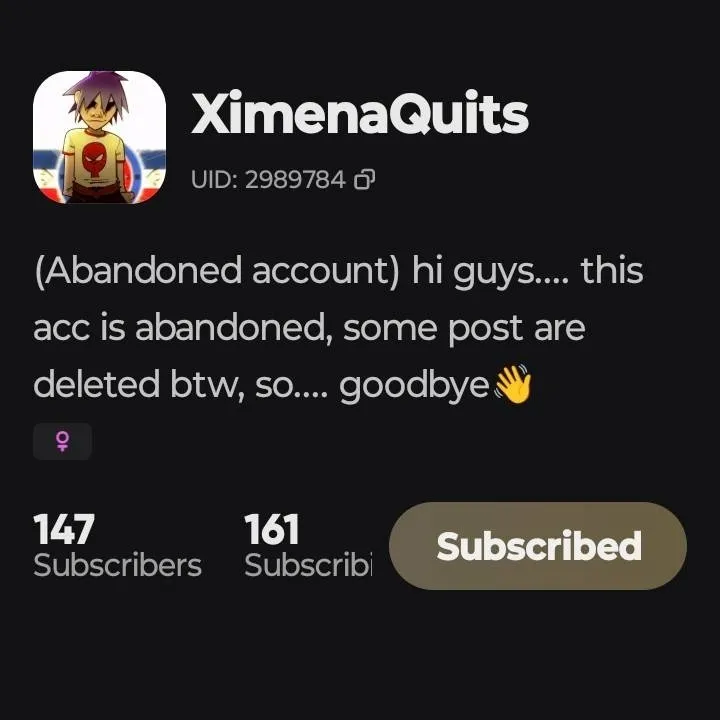 chat with ai character: XimenaQuits