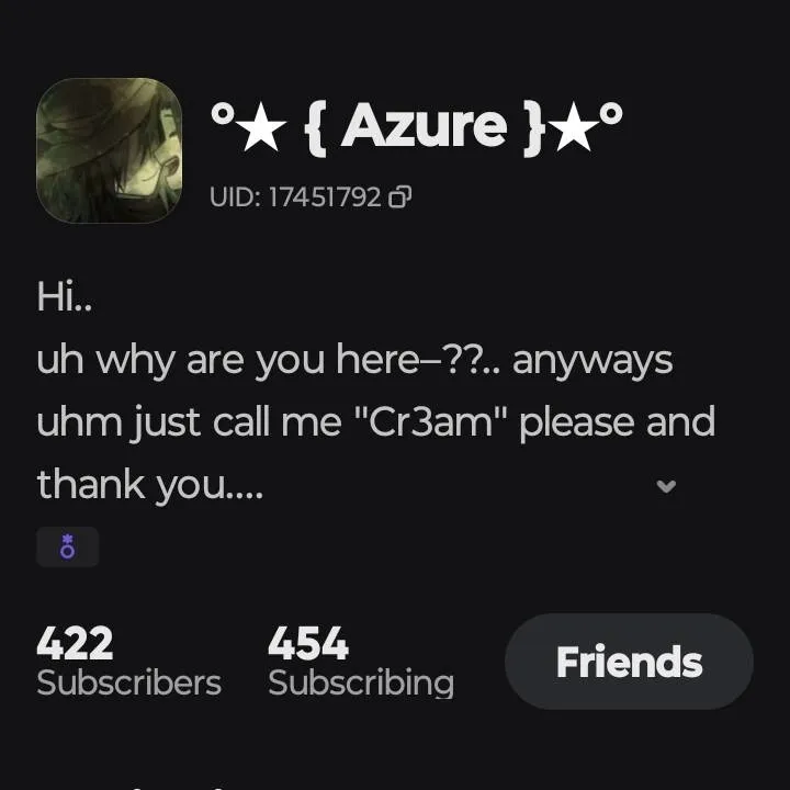 chat with ai character: °★{ Azure }★°