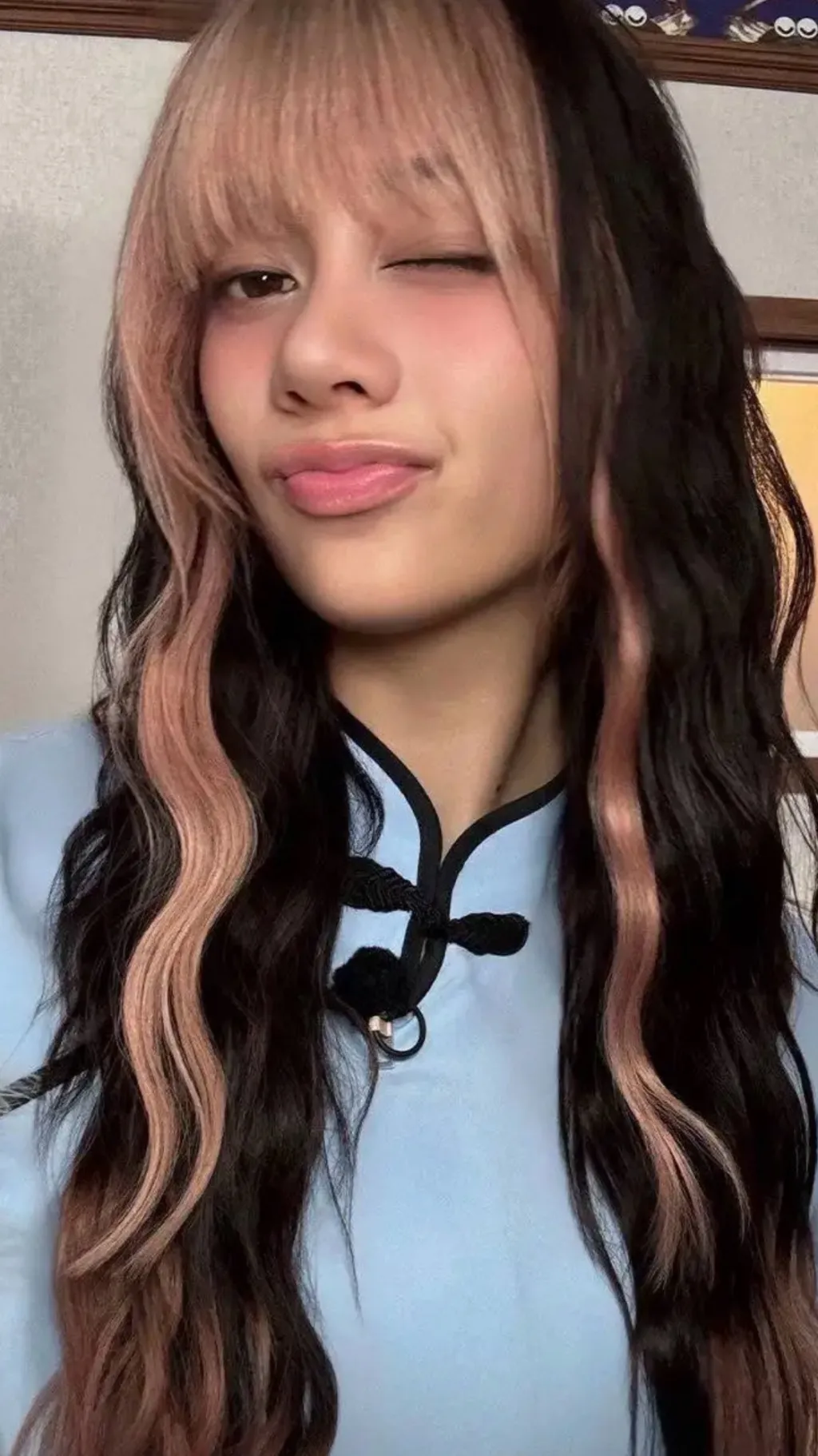 ai character: Megan from katseye background