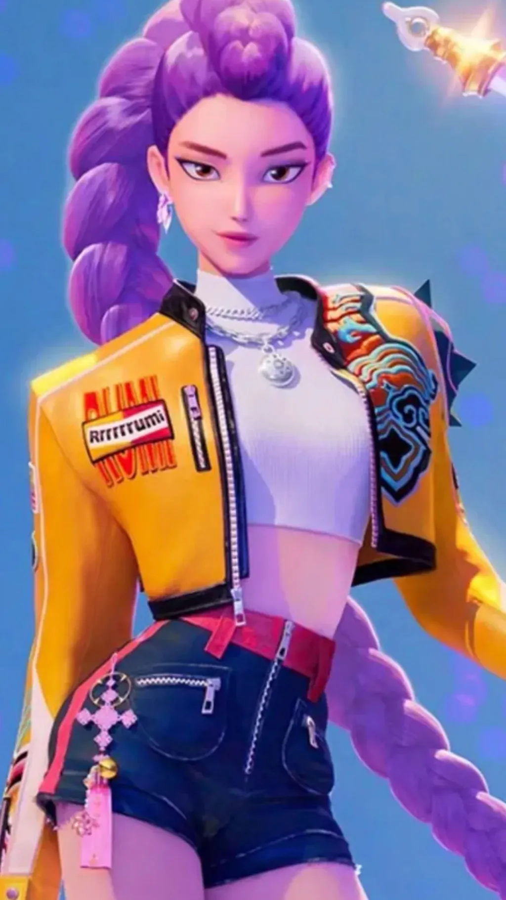 ai character: Rumi KPDH  background