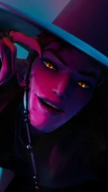 ai character: Abby KPDH  background