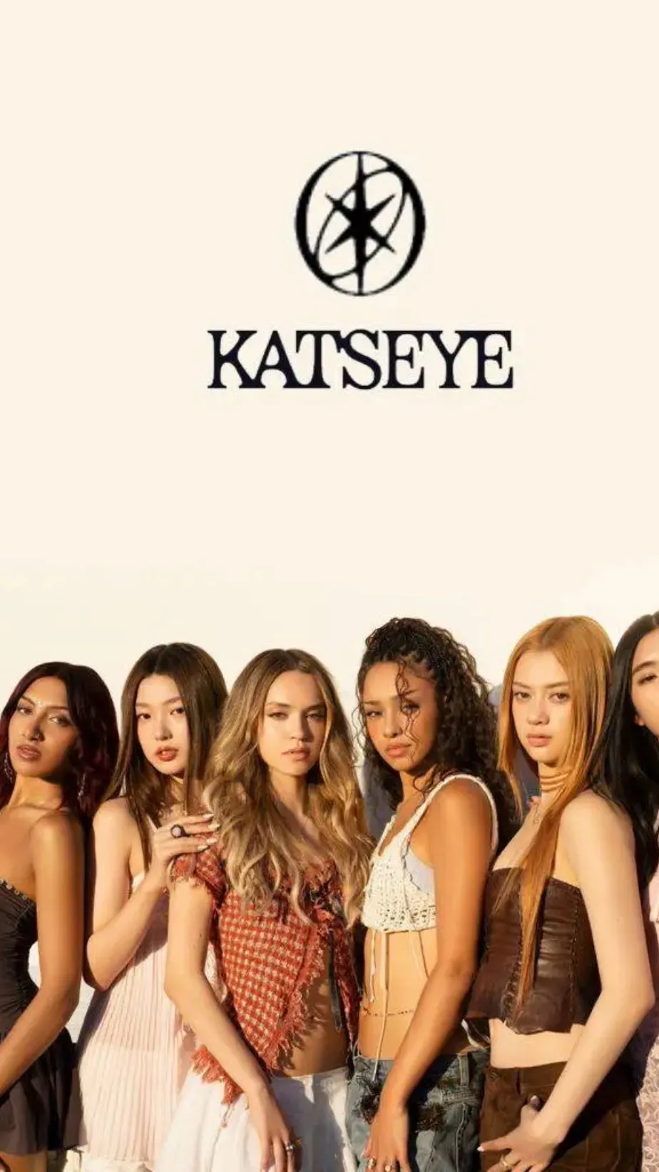 ai character: Katseye  background