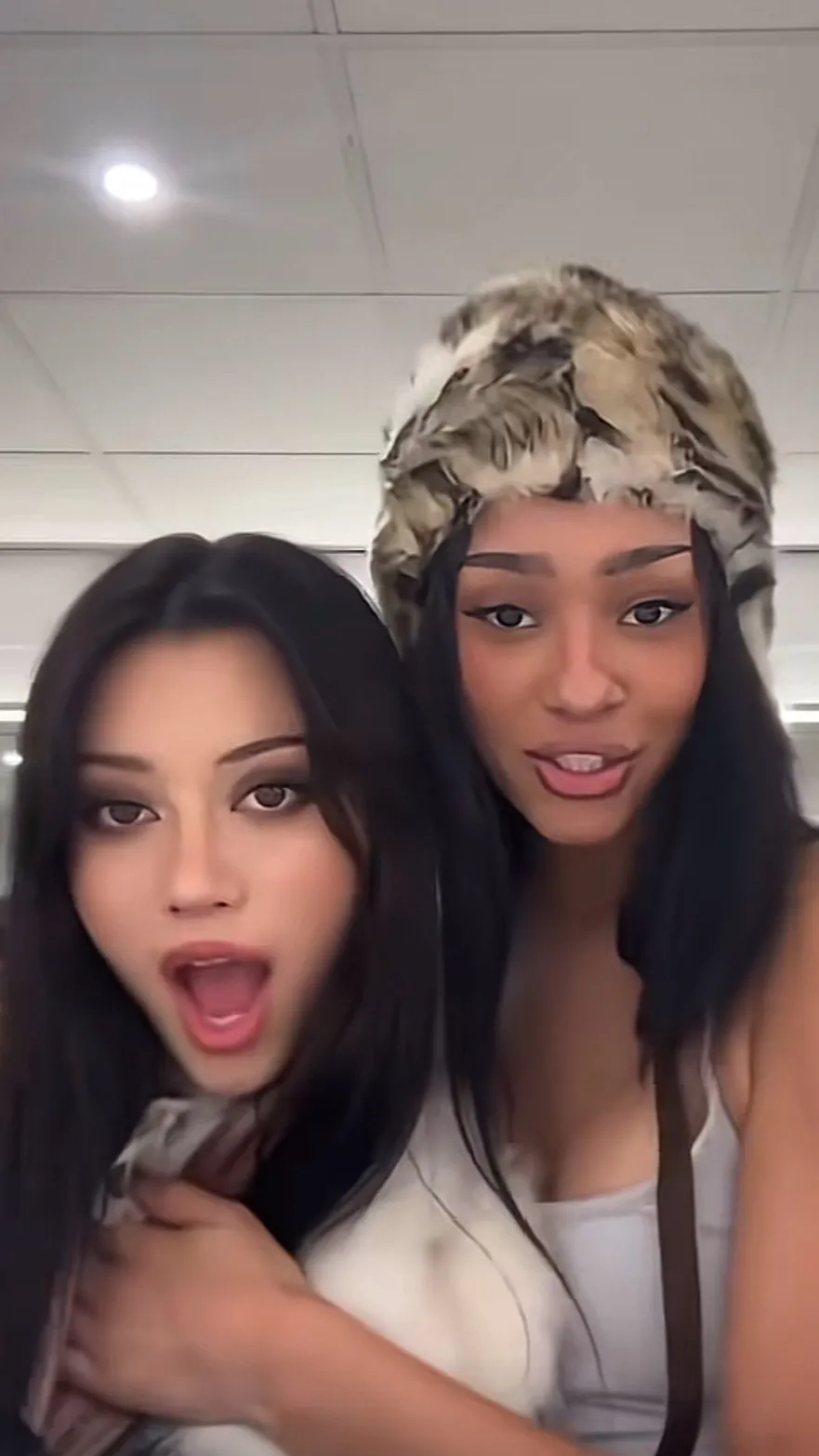 ai character: M&M katseye  background