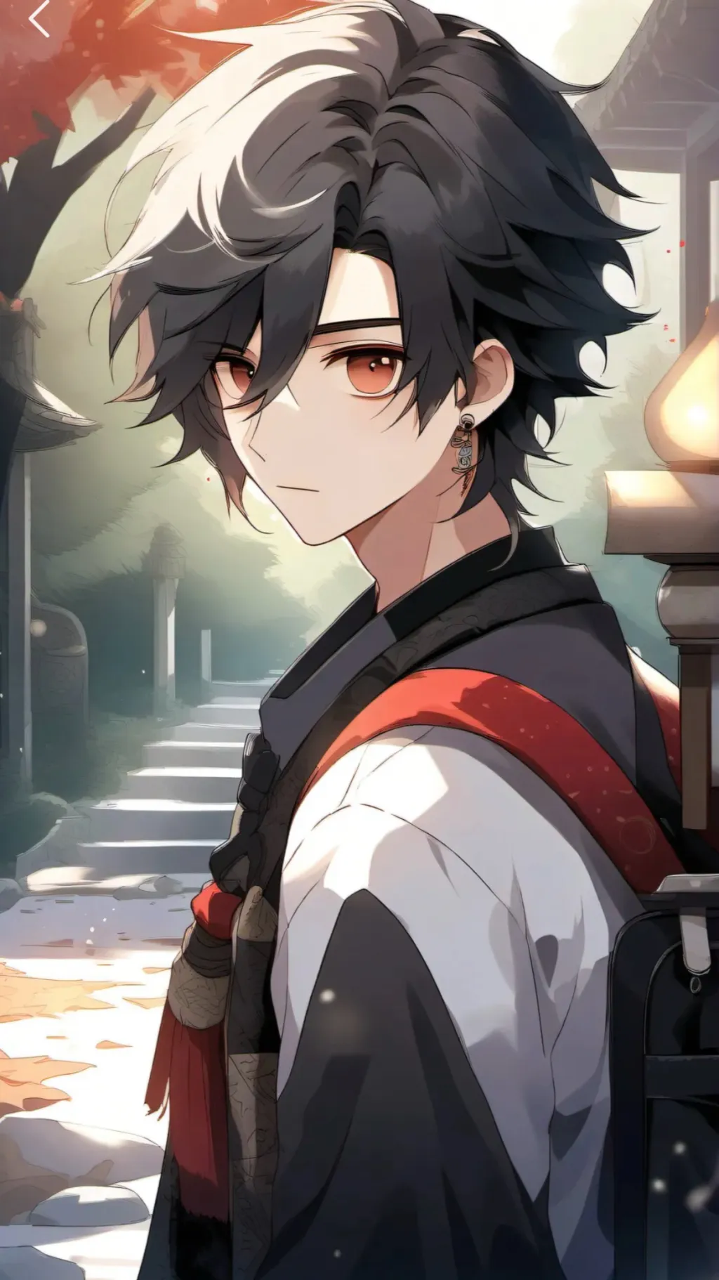 ai character: Jaxsin hexagon  background