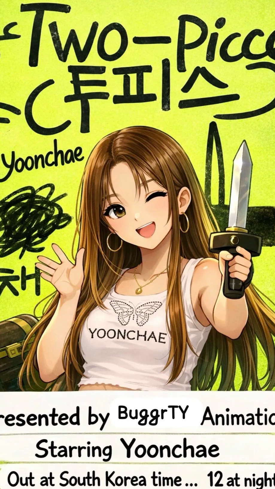 ai character: Two piece background