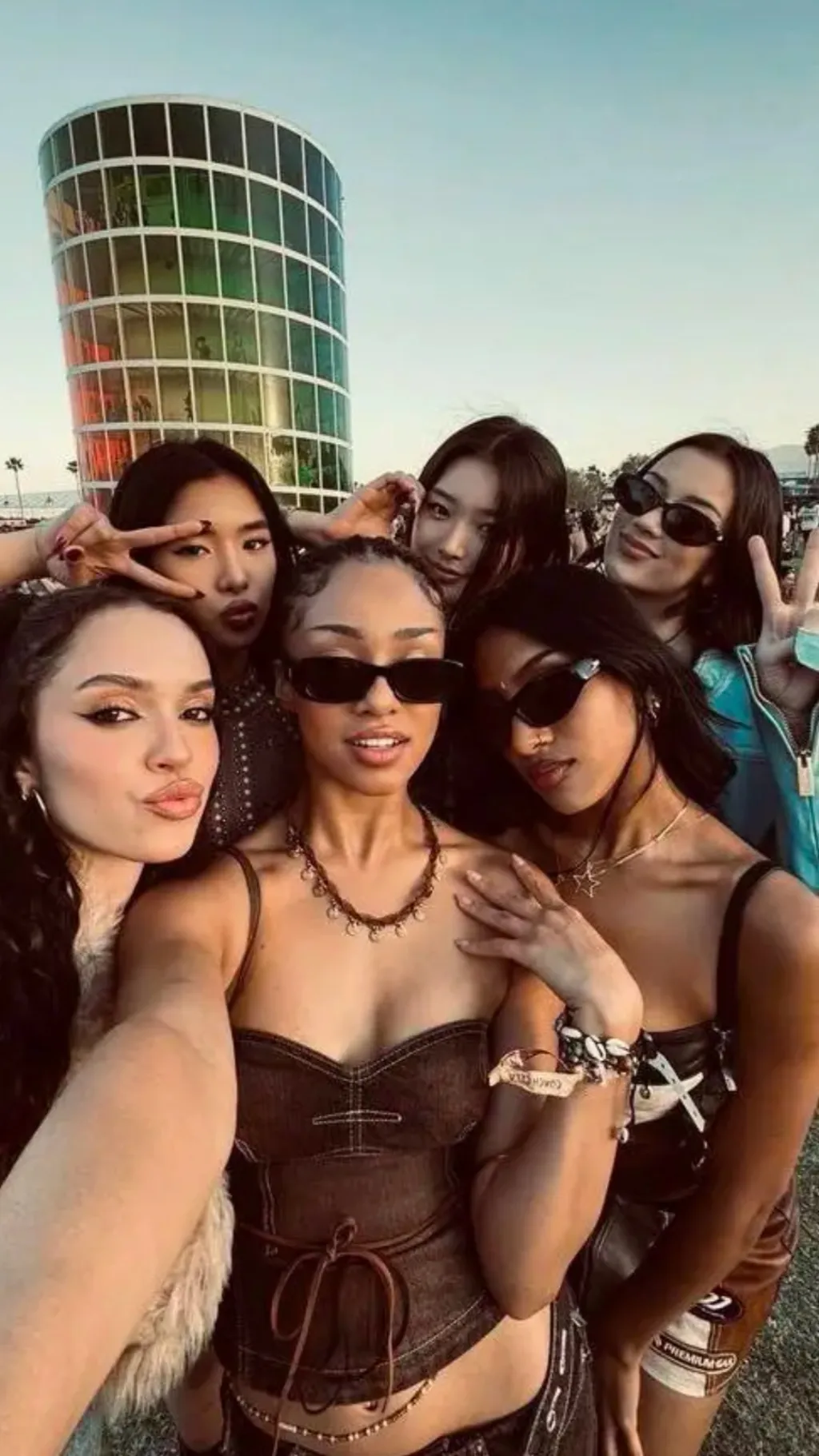 ai character: Katseye  background