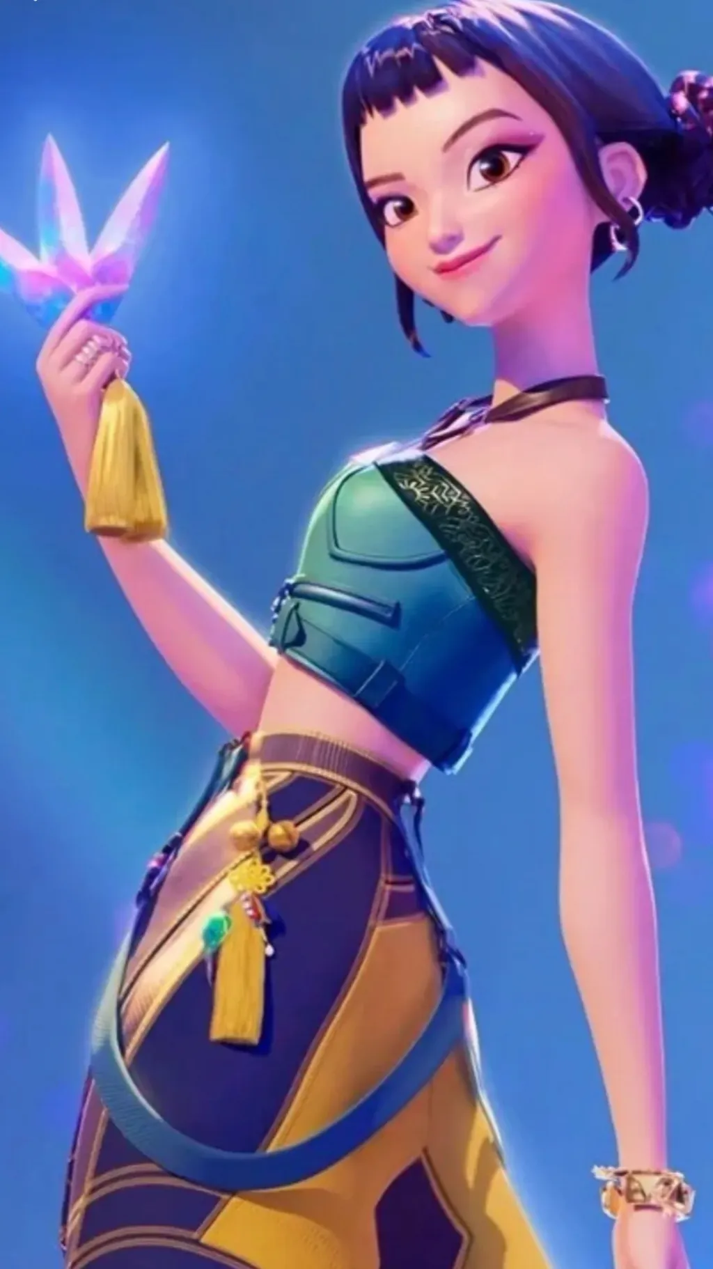 ai character: Zoey background