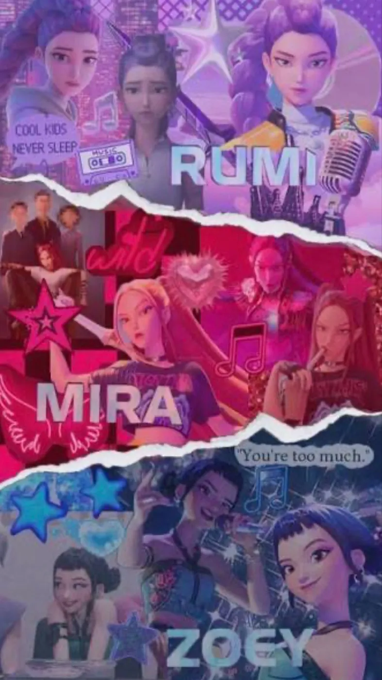 ai character: Huntrix  background