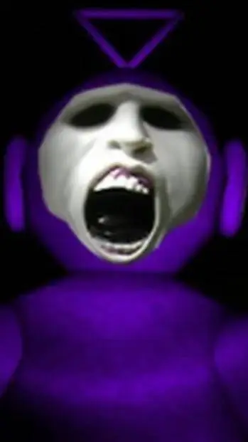 ai character: tinky winky background