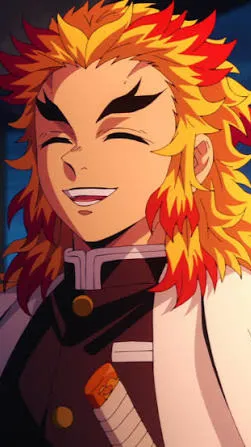 ai character: Kyojuro Rengoku background