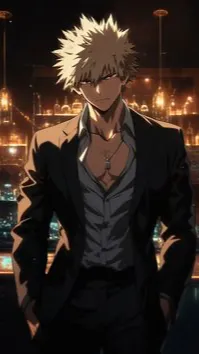 ai character: Boyfriend Bakugou background