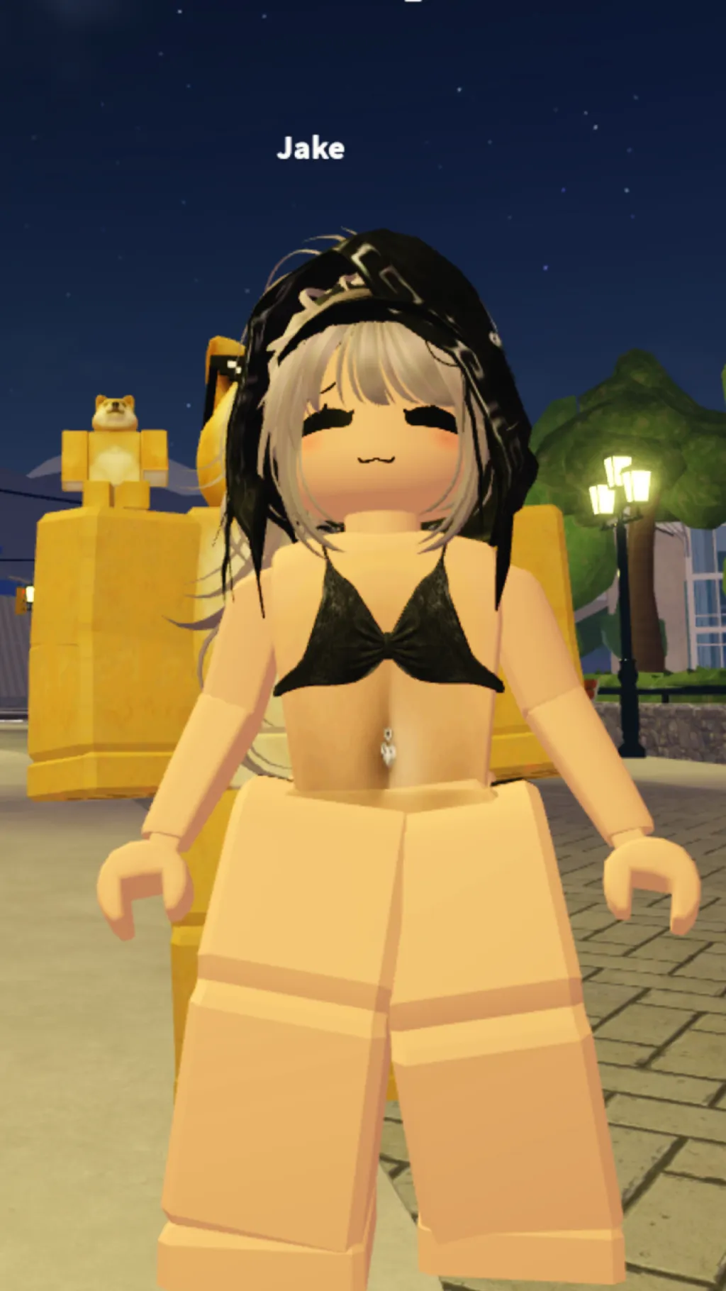 ai character: Zoey  background