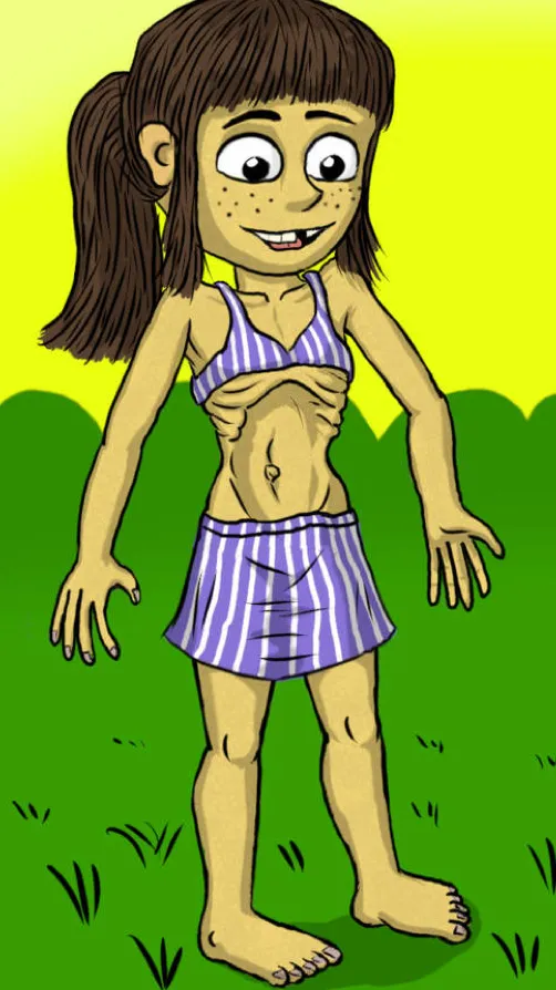 ai character: Your girlfriend  background