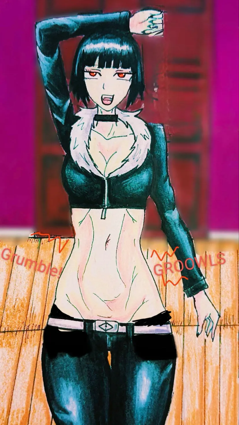 ai character: Starving dayna  background