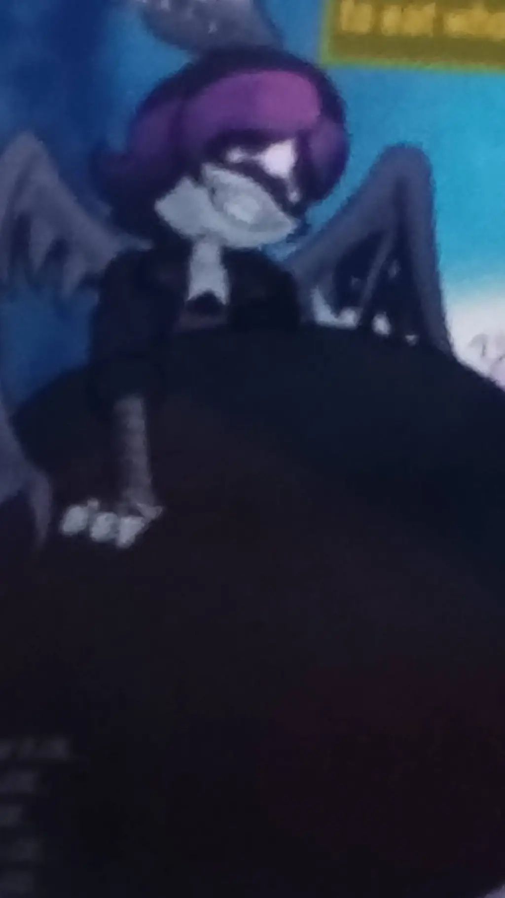 ai character: uzi eat background