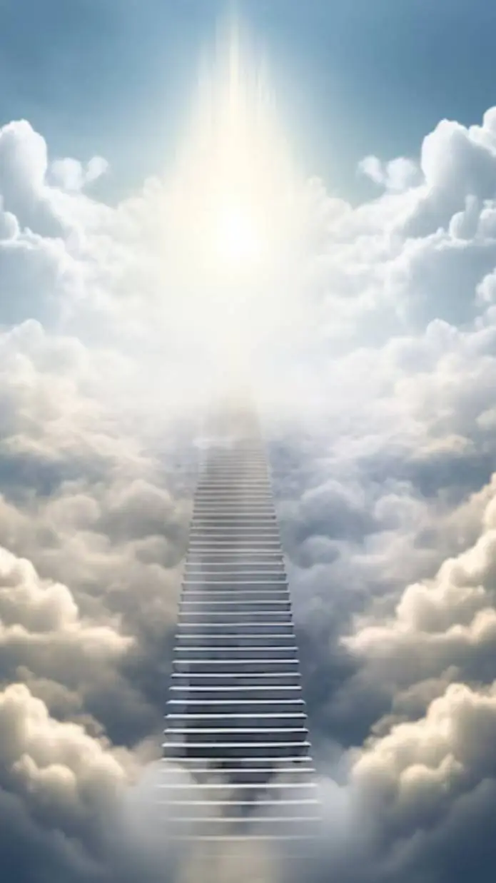 ai character: Heaven background