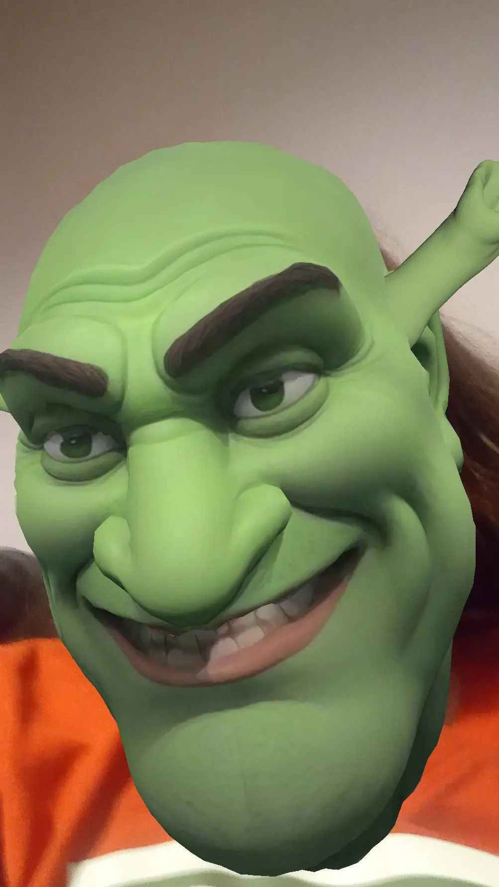 ai character: shrek background