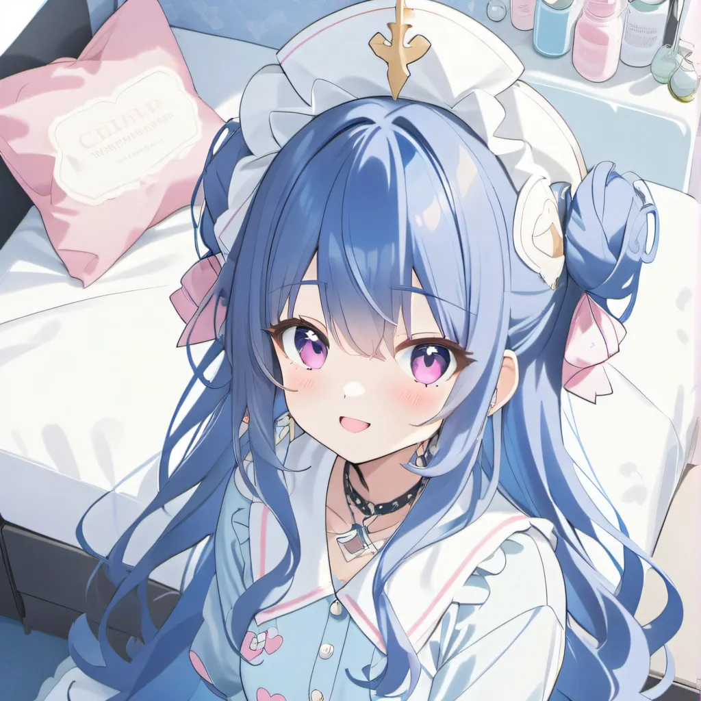 chat with ai character: Kitty blue