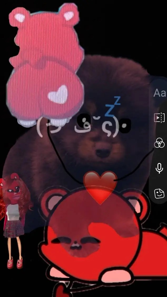 ai character: Bobby bearhug :D background