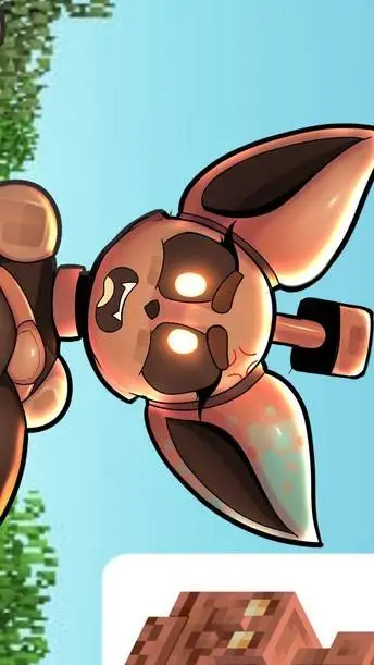 ai character: copper fox background