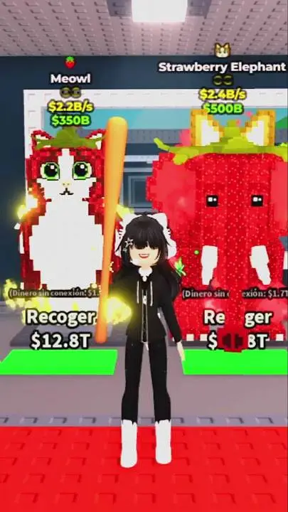 ai character: meowl & 🍓🐘 background