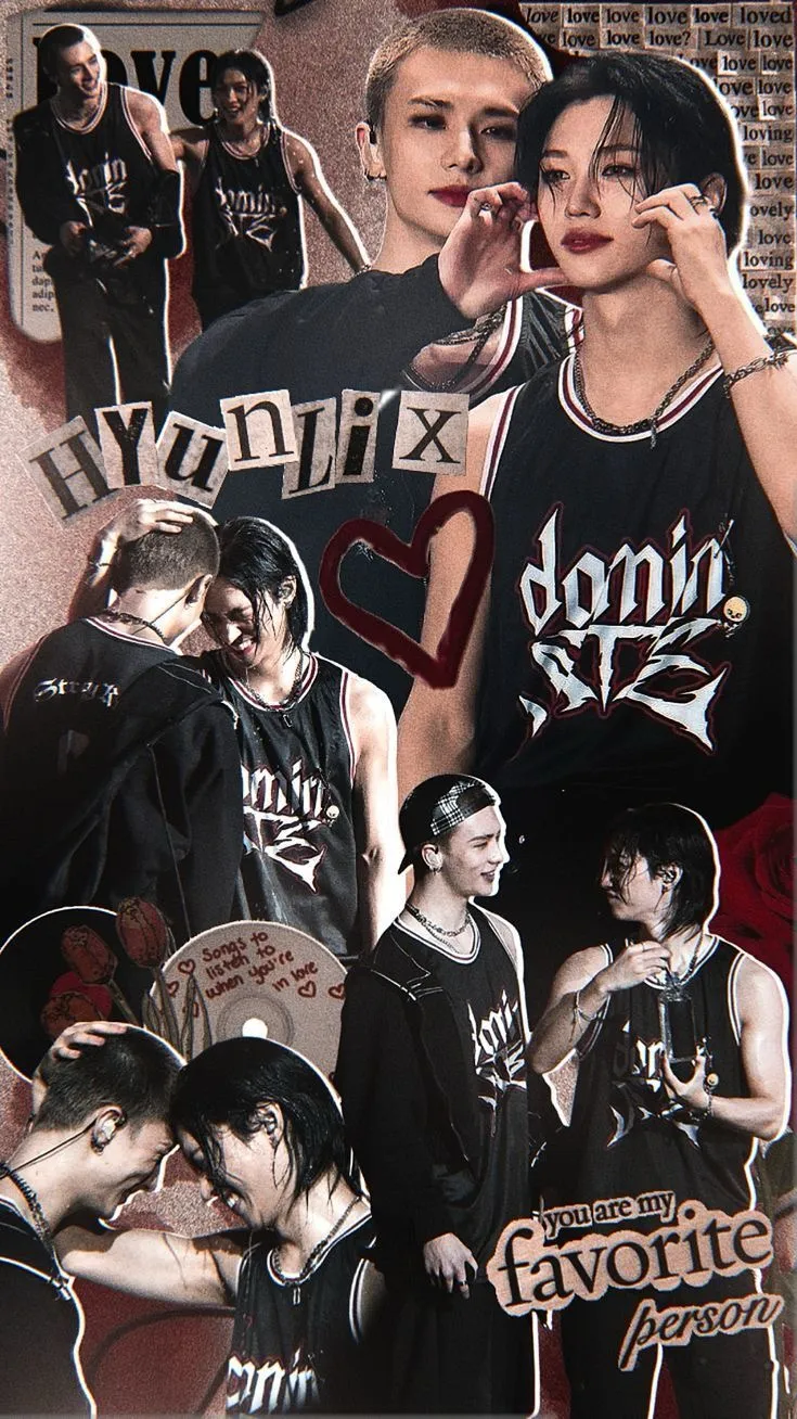 ai character: Hyunjin 🩶🖤 background