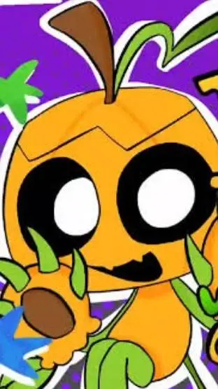 ai character: 🎃🍬×Gourdy×✨🍭 background