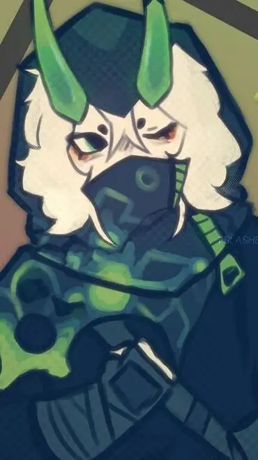 ai character: Shuriken background