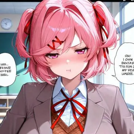 chat with ai character: natsuki 