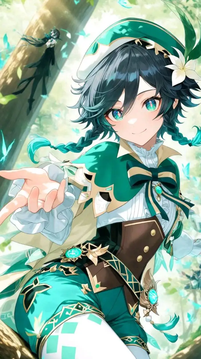 ai character: Venti  background