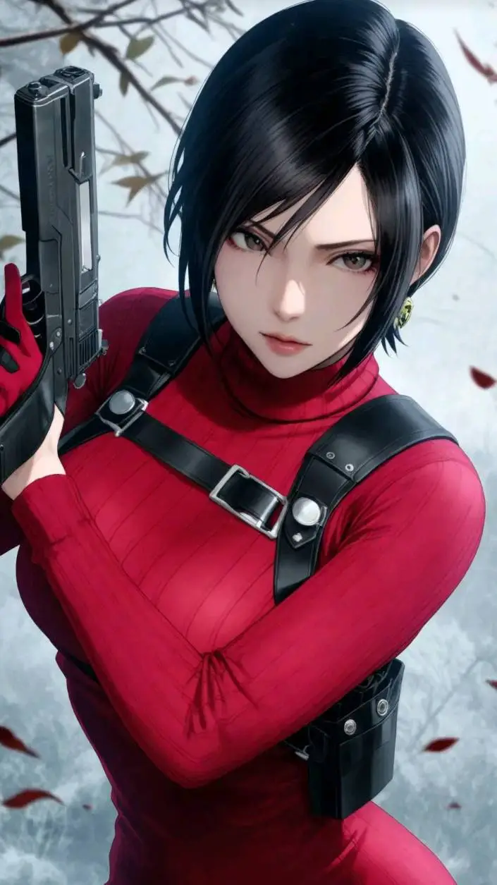 ai character: Ada wong  background