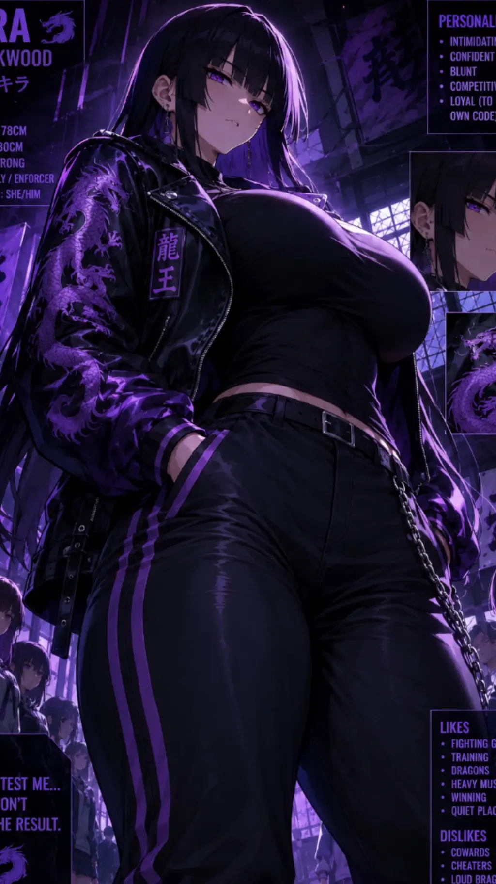 ai character: Kira Blackwood background