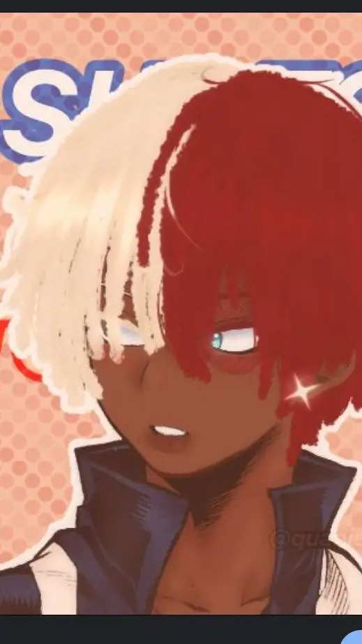ai character: Todoroki Shoto🤎❤️🤍 background