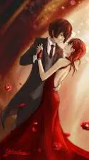 ai character: Chuuya in a DRESS? background