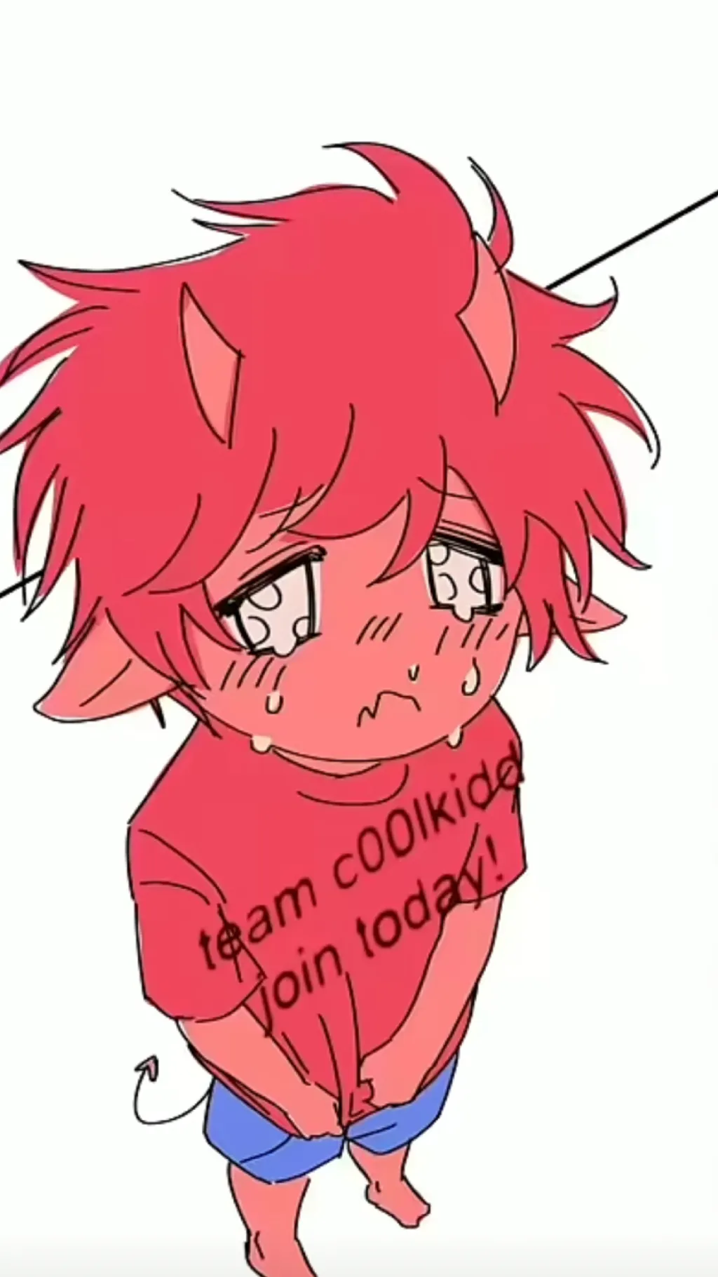ai character: Baby coolkid background