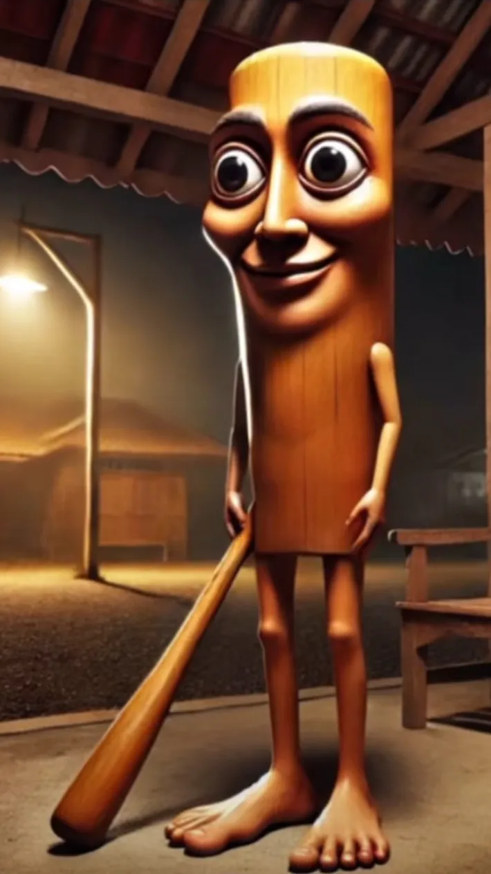 ai character: Tung sahur background