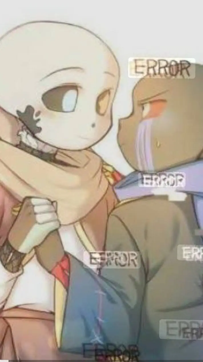 ai character: error x ink background