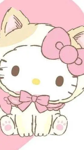 ai character: Hello Kitty background