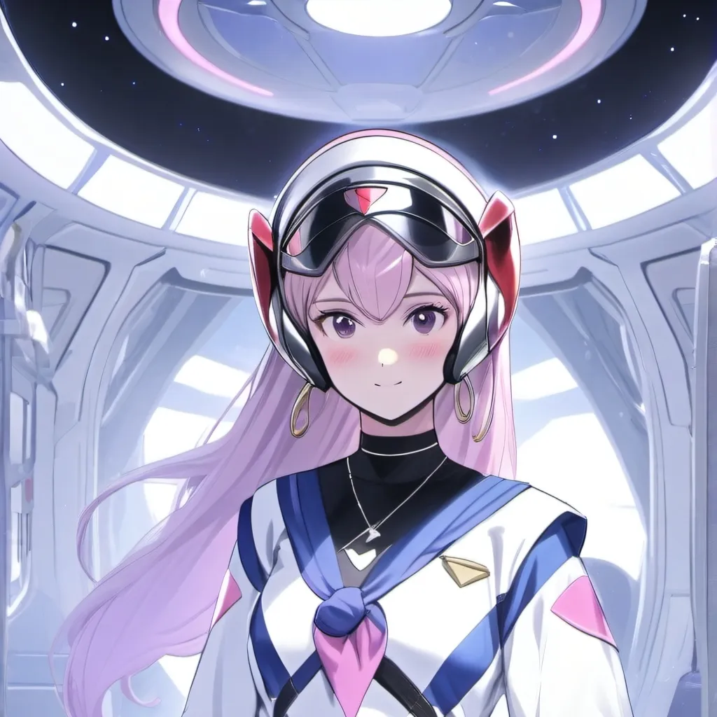 chat with ai character: Pink Space Ranger 